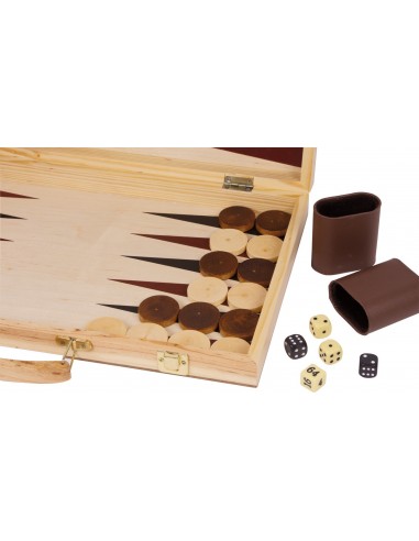 Coffret de jeux «Échecs et jacquet»