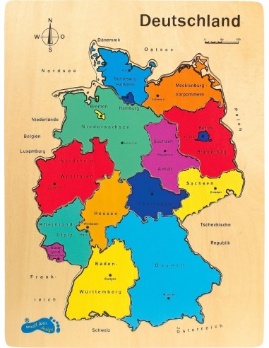 Puzzle en bois "Allemagne"