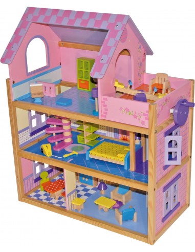 Maison de poupées Rose
