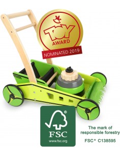 Chariot de marche en bois...