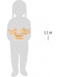 Petite cagette, bois naturel 2