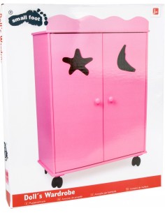 Armoire de poupée «Rose fluo» 2