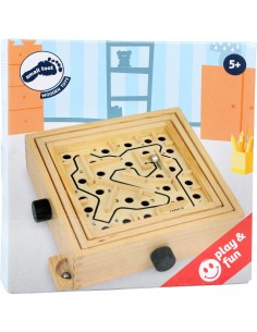 Labyrinthe à billes en bois 2