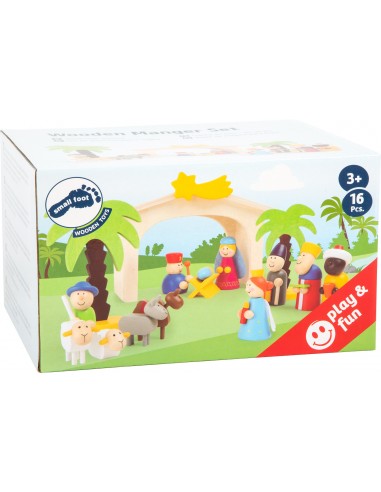 Crèche en bois - set de jeu