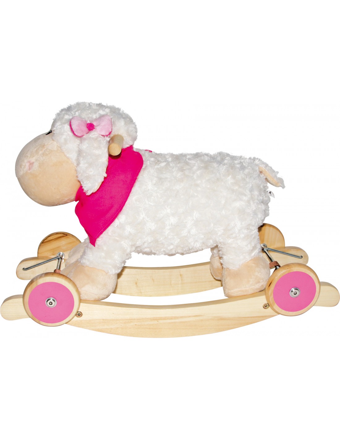 Mouton ?� bascule en bois