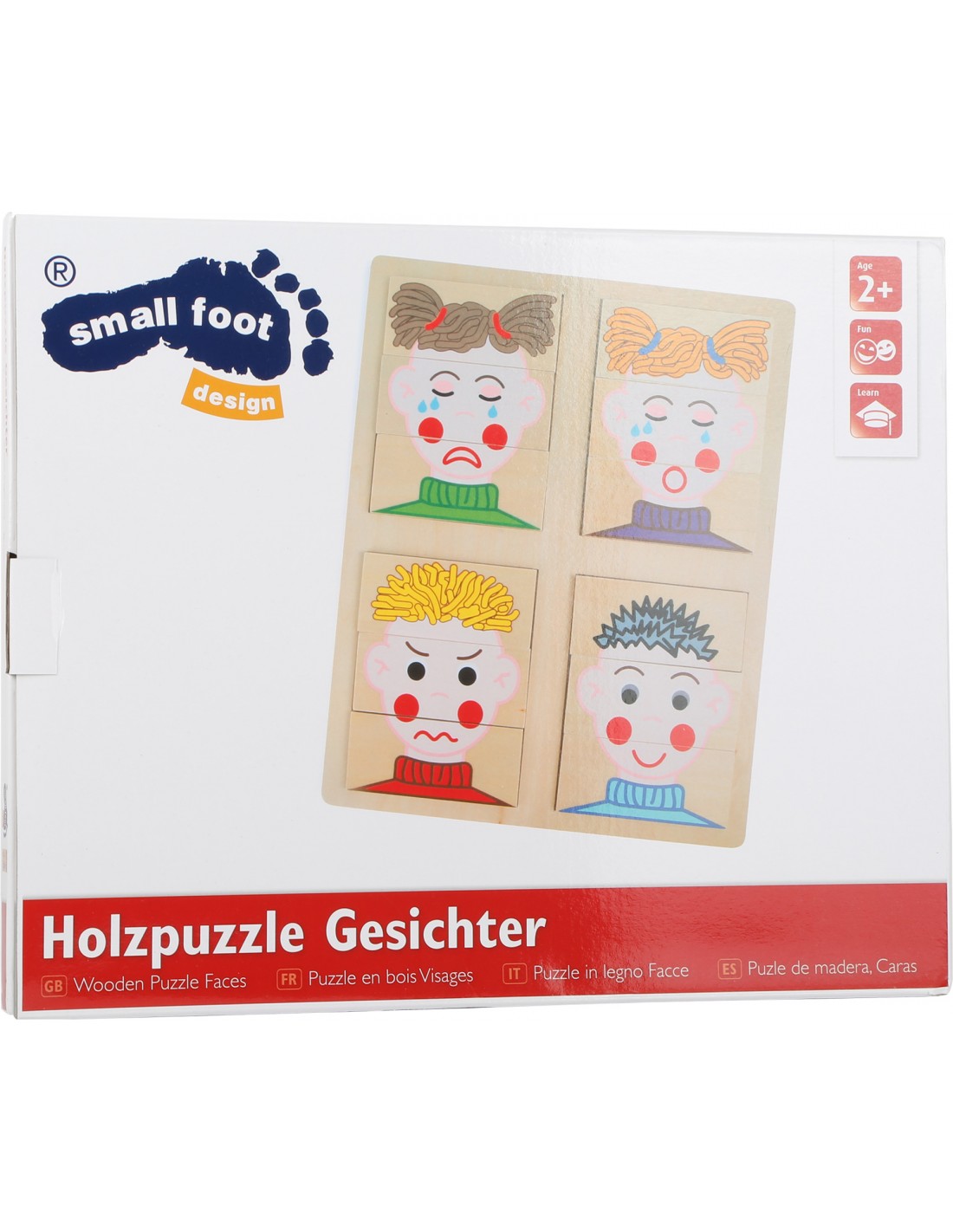 Puzzle en bois "Visages"