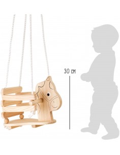 Balançoire en bois "Cheval" 2