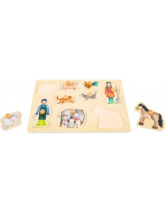 Puzzle pièces à poser Vie à... 2