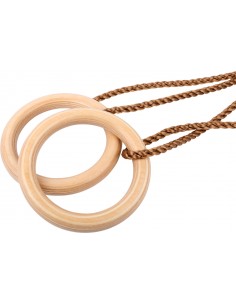 Anneaux de gymnastique en bois 2