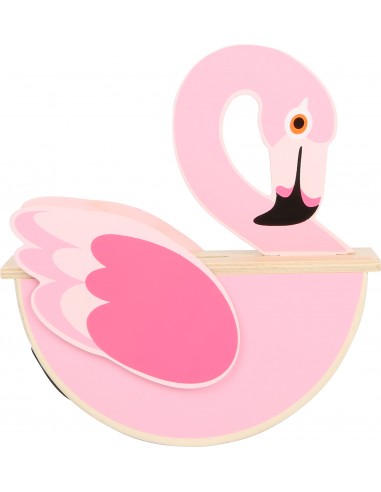 Tirelire flamant rose