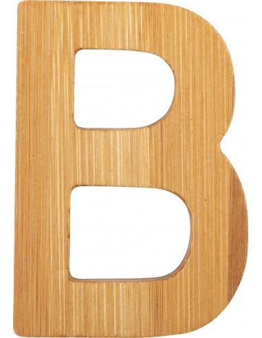 Lettres alphabet en bambou B