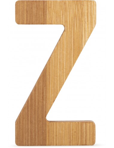 Lettres alphabet en bambou Z