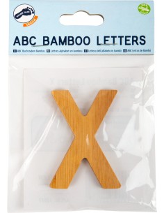 Lettres alphabet en bambou X 2