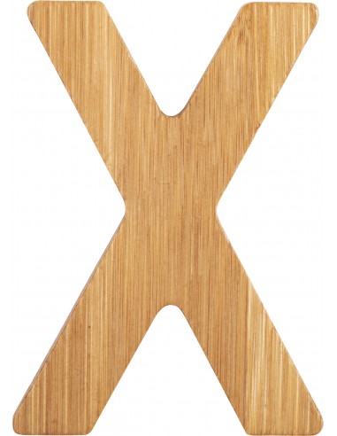 Lettres alphabet en bambou X