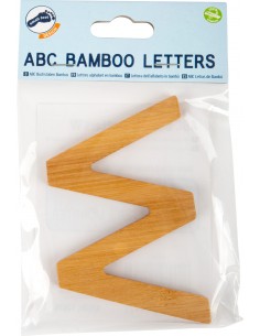 Lettres alphabet en bambou W 2