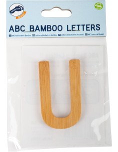 Lettres alphabet en bambou U 2