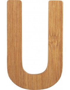 Lettres alphabet en bambou U