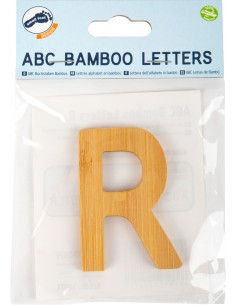 Lettres alphabet en bambou R 2