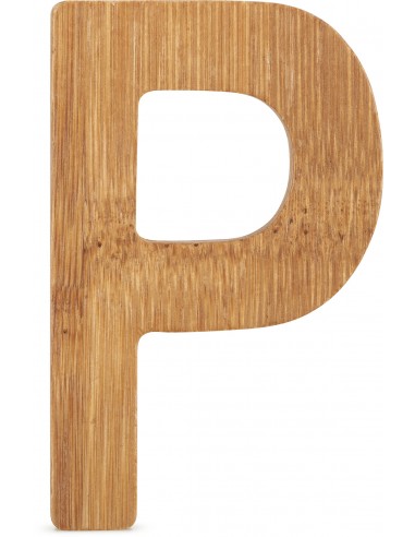 Lettres alphabet en bambou P