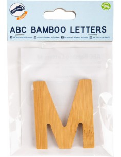 Lettres alphabet en bambou M 2