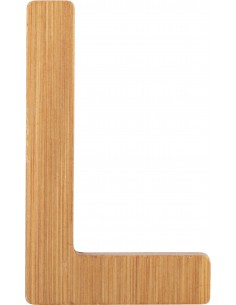 Lettres alphabet en bambou L