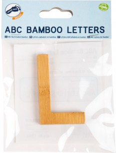 Lettres alphabet en bambou L 2