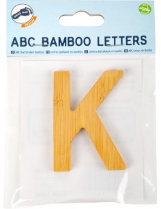 Lettres alphabet en bambou K 2