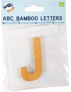 Lettres alphabet en bambou J 2