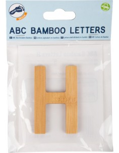 Lettres alphabet en bambou H 2