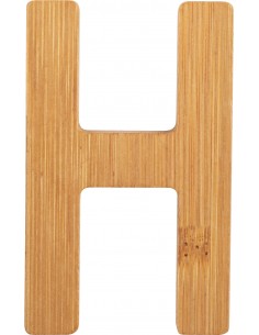 Lettres alphabet en bambou H
