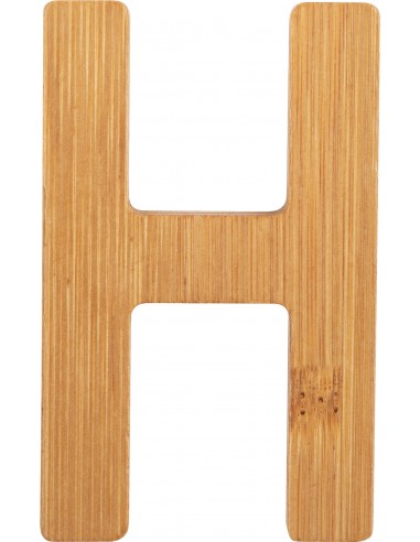 Lettres alphabet en bambou H