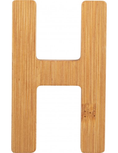 Lettres alphabet en bambou H