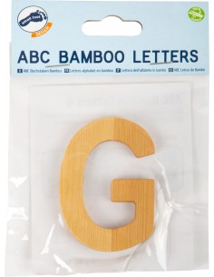 Lettres alphabet en bambou G 2