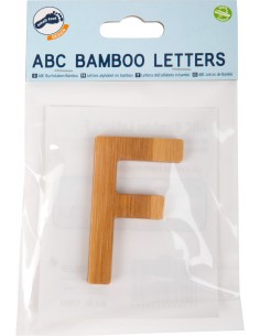Lettres alphabet en bambou F 2