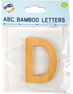 Lettres alphabet en bambou D 2