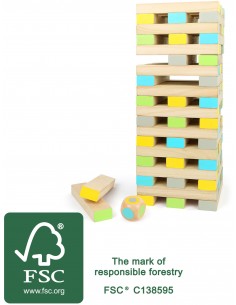 Jeu de tour en bois XXL