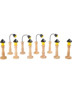 Lampadaires pour chemin de fer
