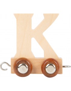 Train de lettre en bois K