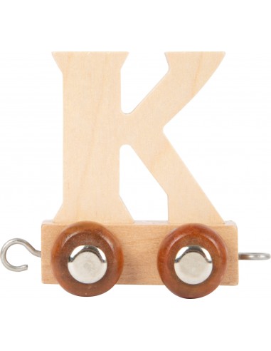 Train de lettre en bois K