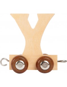 Train de lettre en bois Y