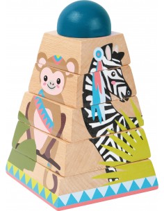 Pyramide à empiler "Jungle" 2