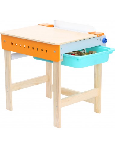 Établi pour enfants avec table à dessin
