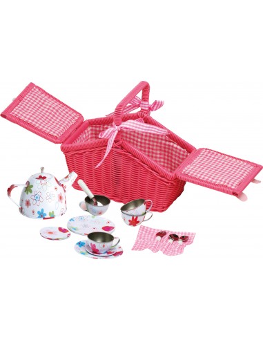 Panier pique-nique «Fleurs multicolores»