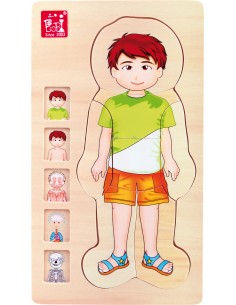 Puzzle à étages Anatomie... 2