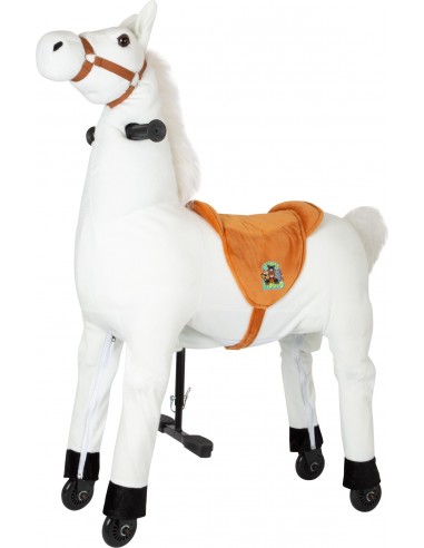 Cheval blanc à monter