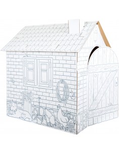 Maison de jeu à colorier en... 2