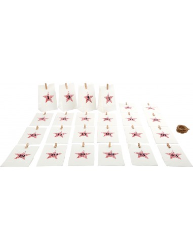 Calendrier de l'Avent "Sachets papier", blanc