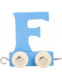 Train de lettres en couleur F