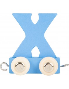 Train de lettres en couleur X