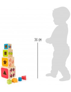 Cubes à empiler Alphabet 2